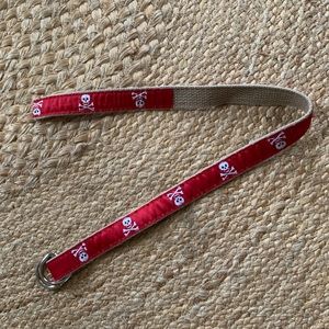 Skull & Crossbones Canvas Belt, 4/5